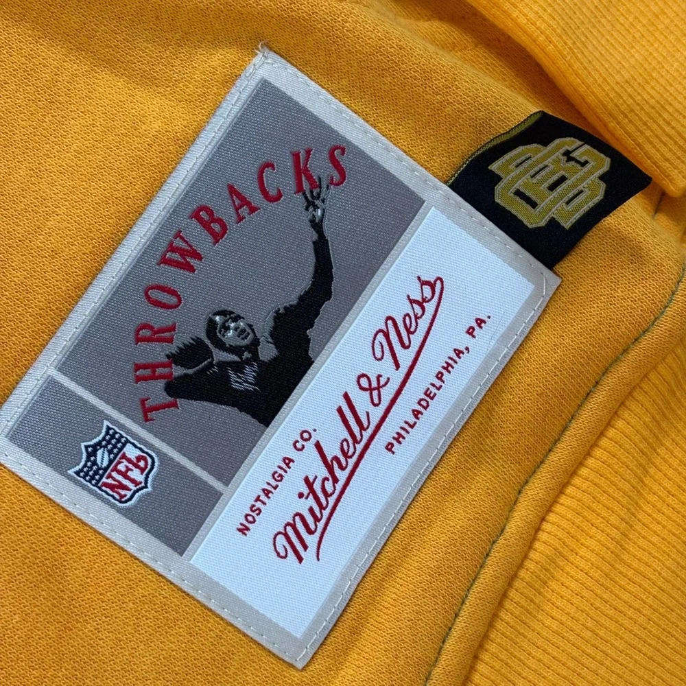 Green Bay Packers Mitchell & Ness Big Face 5.0 Pullover Hoodie Green NFL Medium